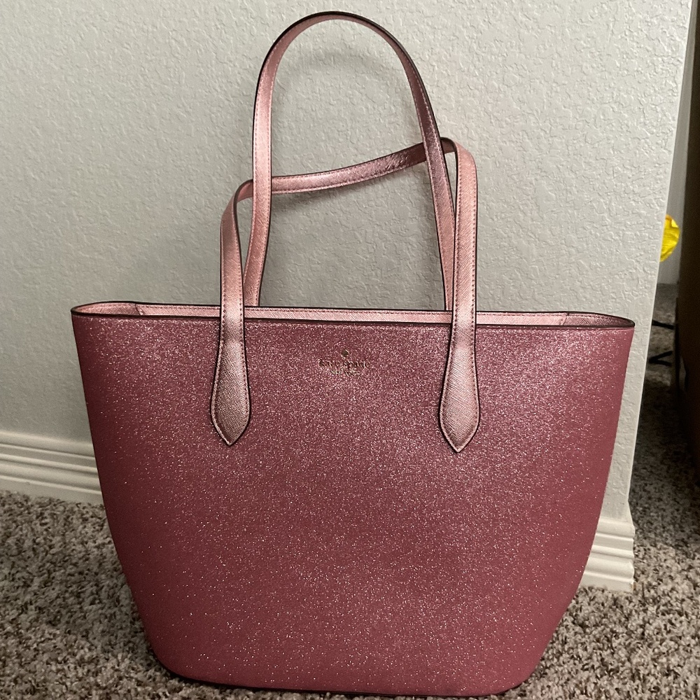 Kate Spade- Pink Glitter Purse and/or wallet